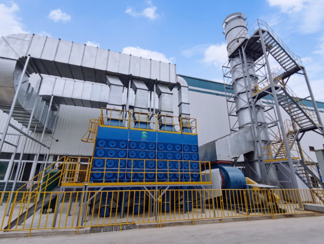 晟豪五金加工厂中央除尘改造项目