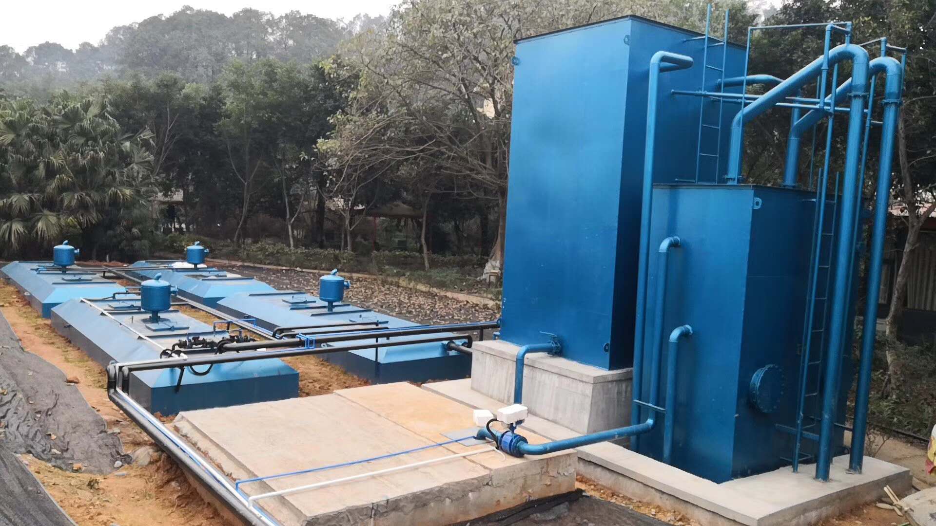 梅州海天印染厂中水废水处理循环工程